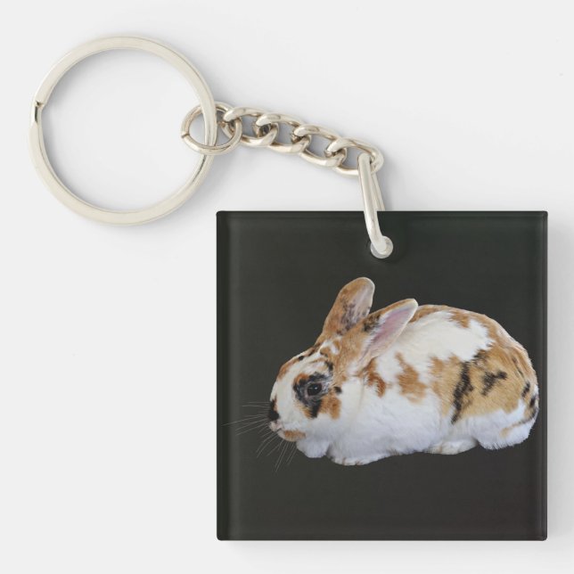 Calico Rabbit Key Ring (Front)