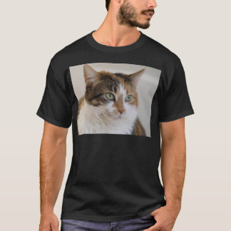 Calico tabby cat face T-Shirt