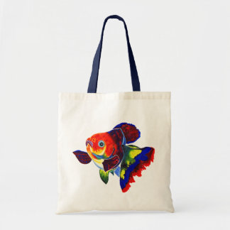 Calico Veiltail Goldfish tote bag