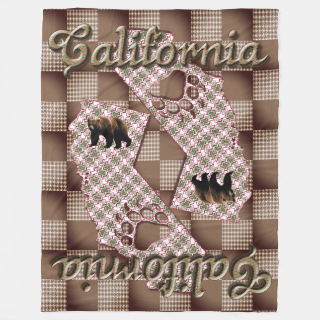 California2025 Fleece Blanket (Front)