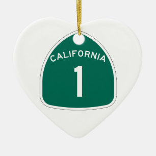 California 1 ceramic tree decoration