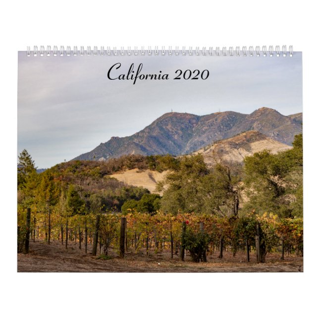 California 2020 calendar (Cover)