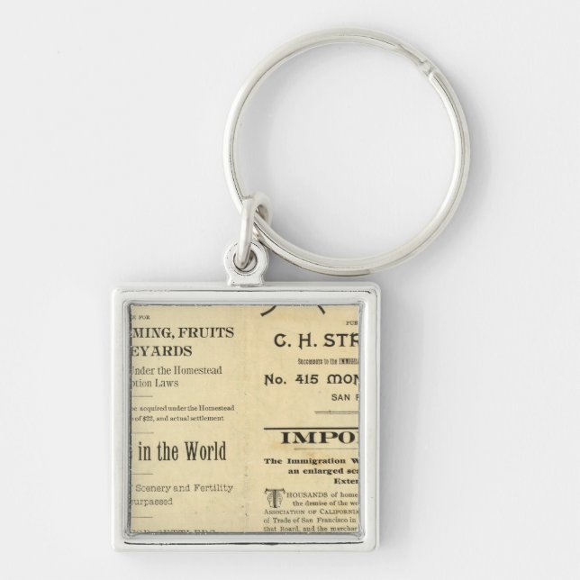 California 2 key ring (Front)