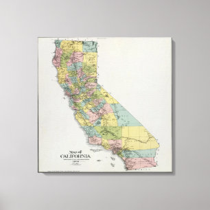California 3 canvas print