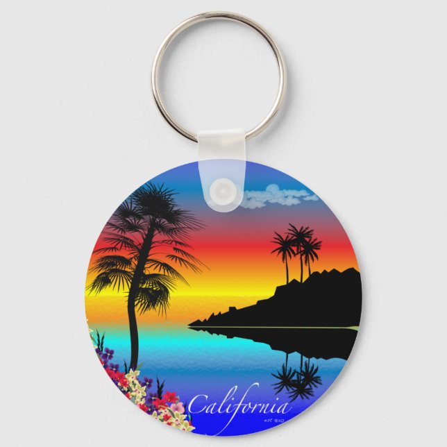 California 4 key ring (Front)