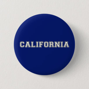 California 6 Cm Round Badge