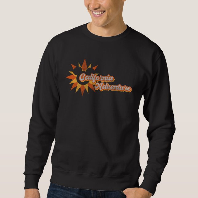 California Adventure Fun Retro Vintage 80s Sweatshirt (Front)