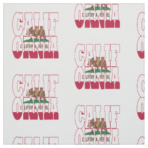 California American state flag Fabric