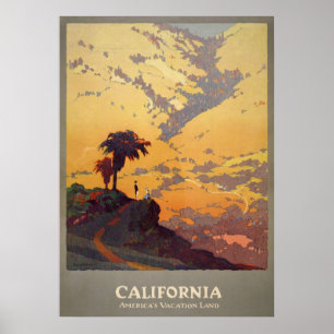 California America's vacation land Poster