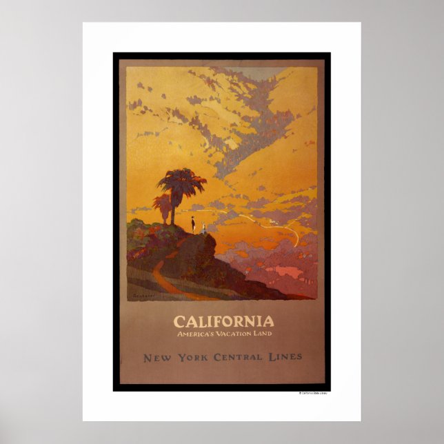 California. America's Vacation Land Poster (Front)
