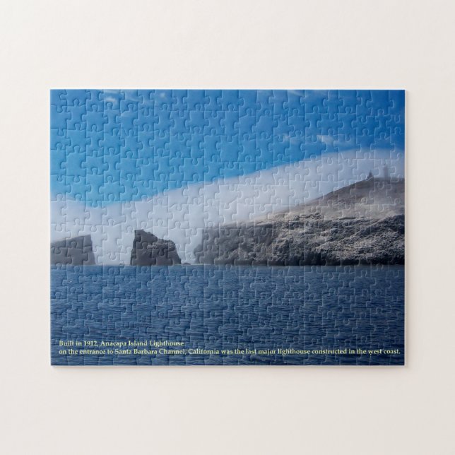 California Anacapa Island Lighthouse Jigsaw Puzzle (Horizontal)