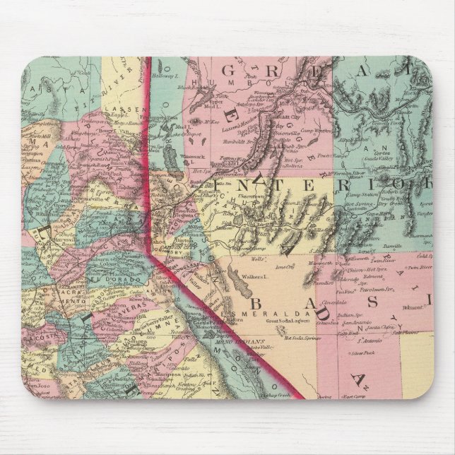 California and Nevada 2 Mouse Mat (Front)