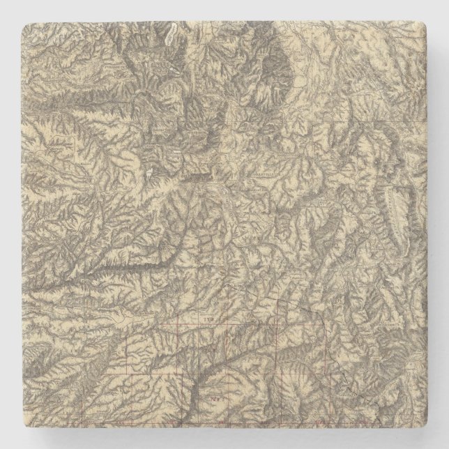 California and Nevada 4 Stone Coaster (Front)