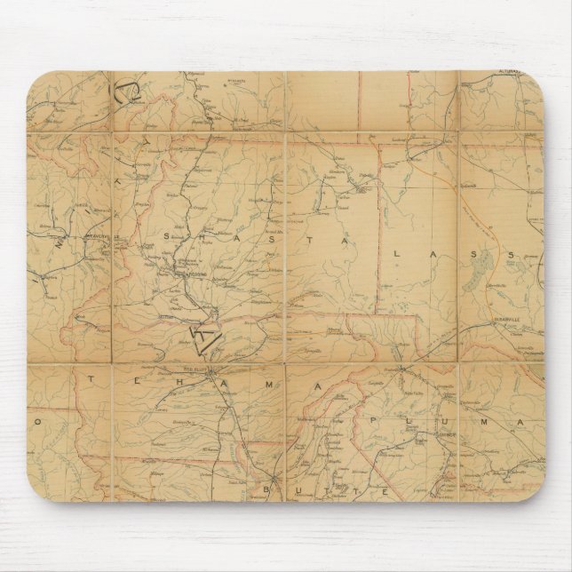 California and Nevada 9 Mouse Mat (Front)