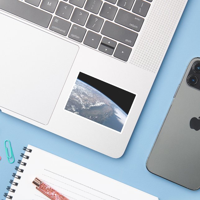 California And Nevada As Seen From Space. (Laptop w/ iPhone)