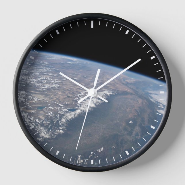 California And Nevada As Seen From Space. Clock (Front)