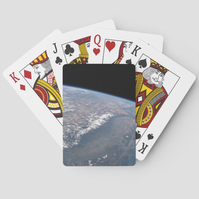 California And Nevada As Seen From Space. Playing Cards (Back)