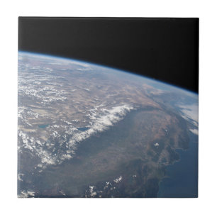 California And Nevada As Seen From Space. Tile