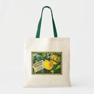 California Apricots - Vintage Crate Label Tote Bag