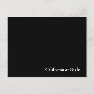 California at Night Postcard