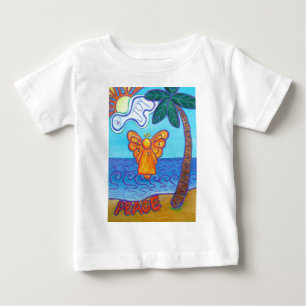 California Beach Angel Baby T-Shirt