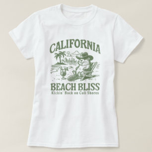 California Beach Bliss on Cali Shores T-Shirt
