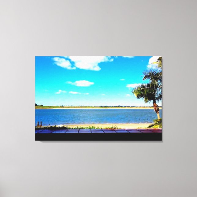 CALIFORNIA BEACH canvas Print (Front)