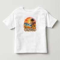 California Beach Flower Tropical Watercolor Design