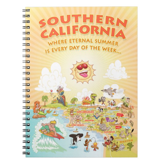 California Beach Notebook (Front)