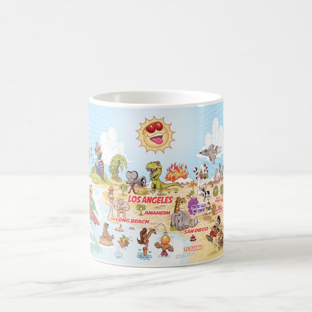 California Beach Paradise Mug (Center)