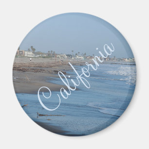 California Beach Photo Magnet