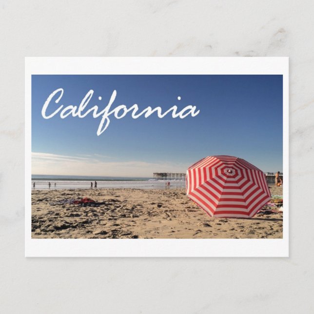California Beach Postcard (Front)