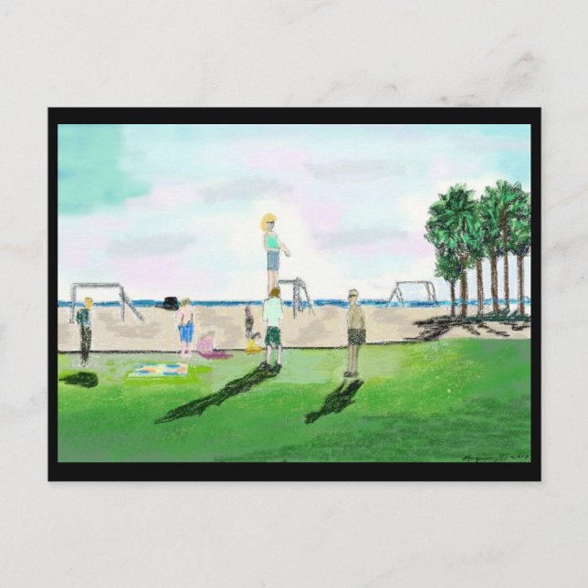 California Beach Summer Postcard (Front)