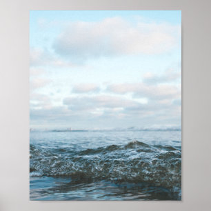 California Beach Sunset Photo Poster
