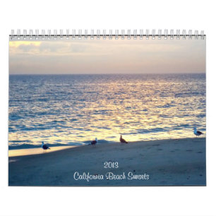 California Beach Sunsets 2013 Calendar