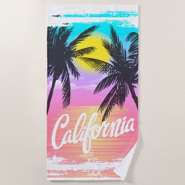 California Beach Towel (Front)