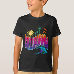 California Beach Waves T-Shirt