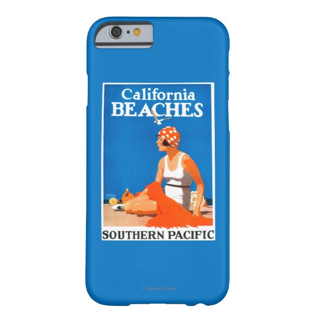 California Beaches Promotional Poster Case-Mate iPhone Case (Back)