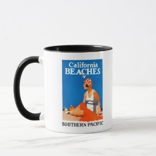 California Beaches Promotional Poster Mug