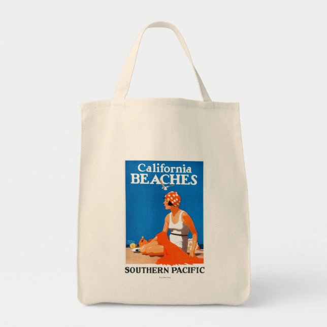 California Beaches Promotional Poster Tote Bag (Front)