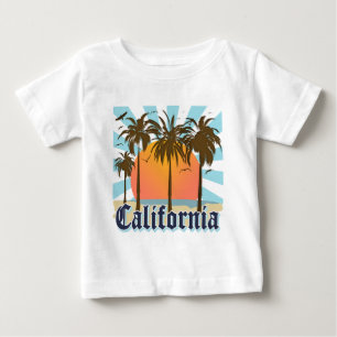 California Beaches Sunset Baby T-Shirt