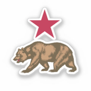 California Bear and Star