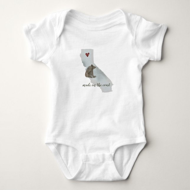 California Bear | Baby Bodysuit (Front)