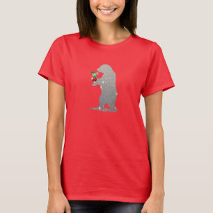 California Bear Christmas T-shirt 
