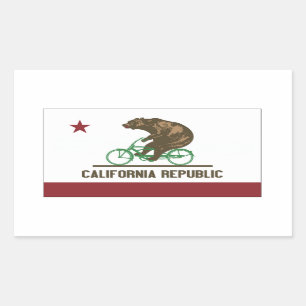 California Bear Cruiser Bike Sticker