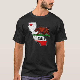 California Bear Flag (Distressed) T-Shirt