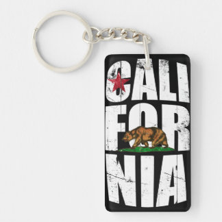 California Bear Flag Key Ring