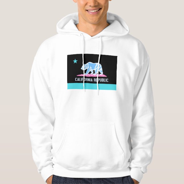 California Bear Flag Republic - Hoodie Sweatshirt (Front)