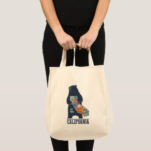 California Bear Golden State T-Shirt Tote Bag