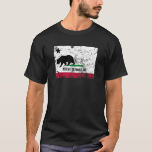 California Bear Is Moving To Maryland  Walking Awa T-Shirt